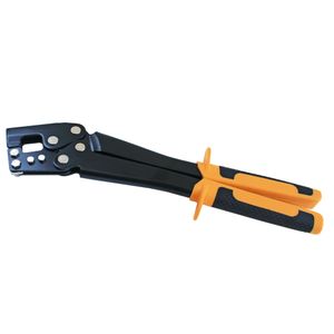 280mm Rubber Handle Bolt Crimper Drywall Steel Keel Fixed Punching Pliers Mini Stud Crimper Keel Forceps Crimper Hydraulic Tool