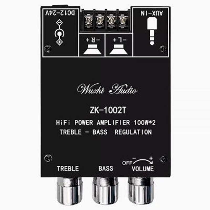 Shenzhen Skydoor Technology Co., Ltd. WS2606 ZK-1002T upgrade APP model 100W * 2 high and low frequency Blue tooth 5.0 amplifier board module subwoofer dual channel