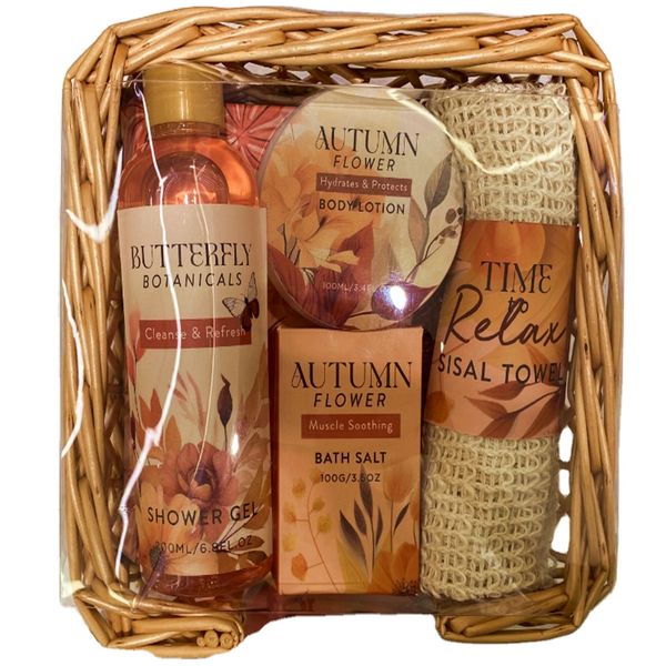 Hot Sale Private Label Luxury Travel Body Skin Bath gift basket for women storage baskets bath set