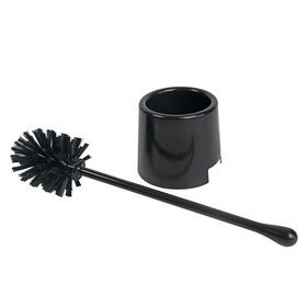 Black Bathroom Toilet Brush with Holder  for toilet cleaning