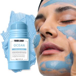 Private Label Organic Natural Deep Pore Cleansing Moisturizing Facial Mud Mask Smoothing Anti-Acne Clay Facial Mask Stick