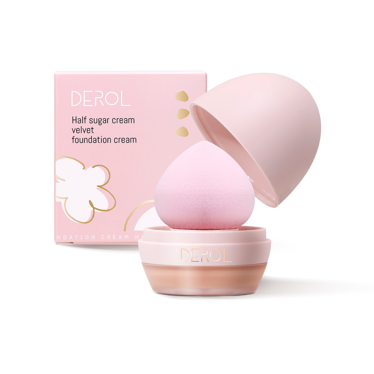 Beauty Egg Liquid Foundation Set Light and Translucent Covering Spots Brightening Moisturizing Liquid Foundation