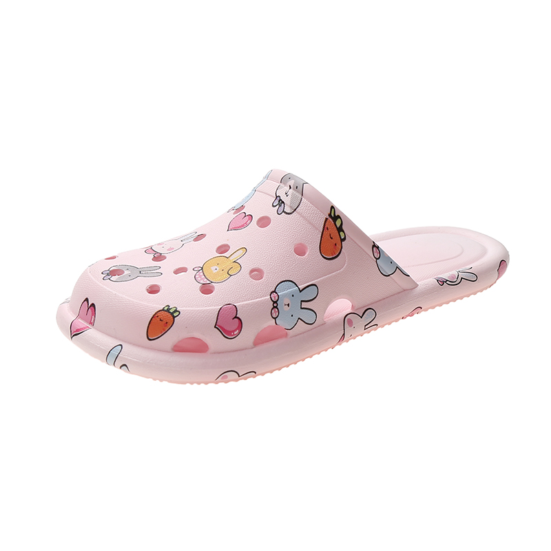 Jieyang City Jiteng Plastic Co., Ltd. Hole clog shoes female half slipper female sandal lovely outside wear flat beach shoes