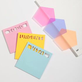 High Quality Wholesales Custom Colorful Highlighter School Students Sticky Note Memo Pad Set