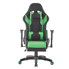 Factory sale supplier fashion leather gaming chair swivel racing gamer comfortable modern computer chairs with 2d armrest