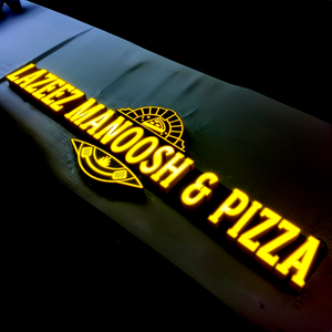 Outdoor RGBIC Wall Mounted Advertising Waterproof Led 3D Logo Light Box Sign Acrylic cutout led letters signs