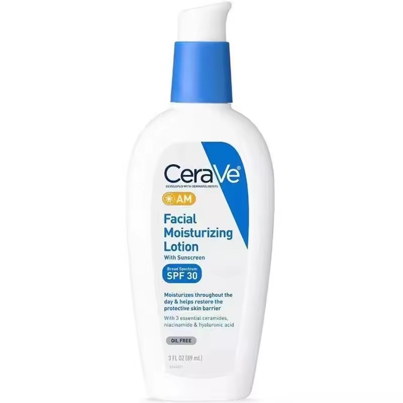 High quality 89ml ceraves AM Facial Moisturizing Lotion with Sunscreen SPF30
