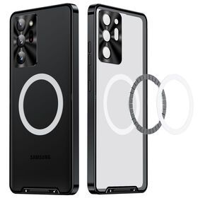 Wholesale clear mobile phone cases and covers with camera lens glass luxury magnetic phone tcase for Samsung Galaxy Note 20 Ulra