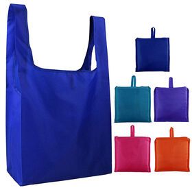 Recyclable Oxford Fabric Waterproof Folding Storage Bag Portable Shopping Bag Lightweight Eco-friendly Grocery BagPopular