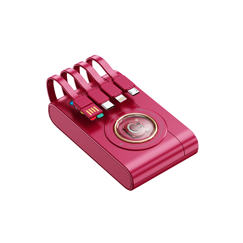 Huizhou Yunbo Electronic Trading Co., Ltd. 2024 Hot seller Arrivals Cute Mini Fast Charger camera shape cartoon power bank 10000mAh for smart phones DX-139