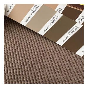 Coarse needle jacquard ribbed 275g 40%polyester 60%cotton soft jacquard knitted fabric for clothing