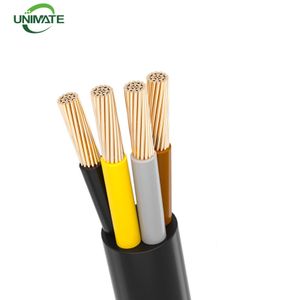 Multi core 2-65 Core 0.5-2.5mm2 Bare Copper Conductor Pvc Insulation Yellow and Green Grounding Wire power Control Cable