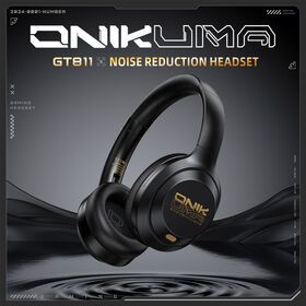 Manufacturer ONIKUMA GT811 Bluetooth v5.4 &Wired Gaming Headset ANC ENC earphone For gamer player and home office