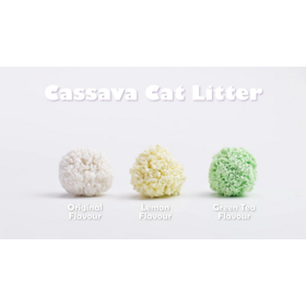 Wholesale Odor Control Cat Litter Bulk Lower Consumption Dust-Free Flushable Fast Clumping Cassava Cat Litter