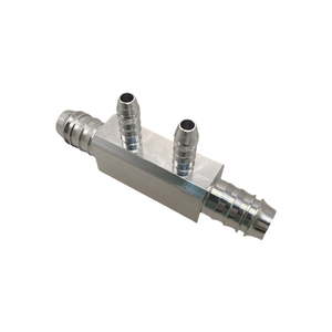 Custom Precision CNC Machining Aluminum Parts Milling And Turning Machining Manufacturing Parts Metal four-way joint