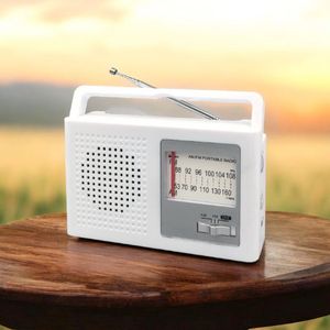 Portable AC/DC Radio with Tuner Pointer
