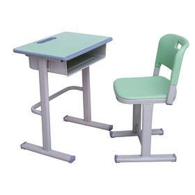 Plastic Seat Student Desk And Chair School Study Table And Chair Set Height Adjustable Cheap School Furniture Chair Desk Set