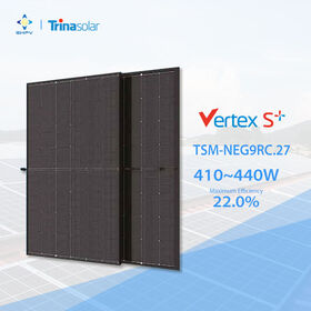 Trina All Black Solar panel half cell mono solar panels year-end good sales 405W 410W 415W 420W 425W 435W 445W
