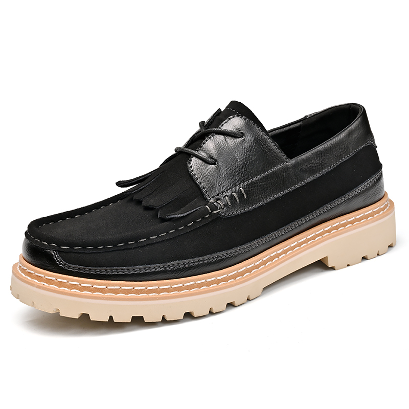 Jinjiang Shufer Shoes Co., Ltd. Factory Supply Italian Style 4 Season Pure Cow Leather Custom LOGO Retro Men Business Office Comfortable Dress Shoes
