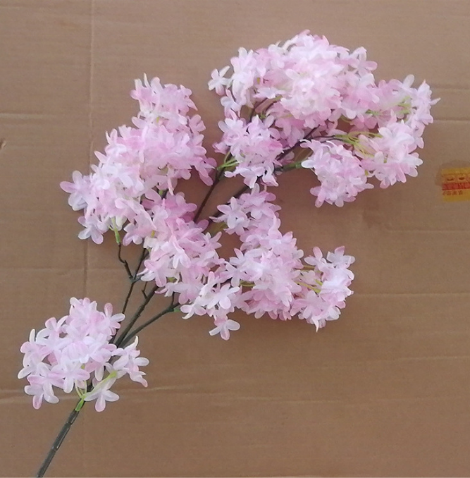 Wholesale hanging flowers silk cherry blossom branches for wedding decor