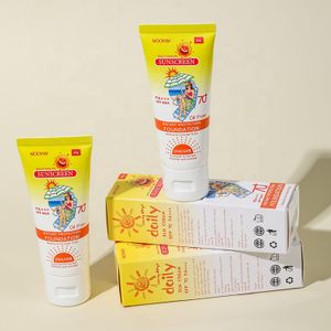 Private Label Sun Block Cream Anti Uv Brightening Whitening Spf70 Sunscreen Cream