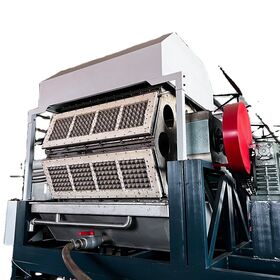 Recycle waste paper box making egg tray making machine/egg farm machine/egg carton making machine production line