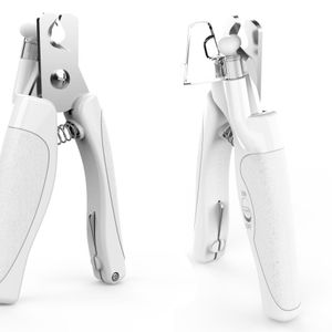 Professional Pets Nail Clippers Trimmers With Safety Guard Cutting Nail File Sharp Blade LED Pet Nail Clippers