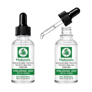 organic facial serum hydration reduces fine lines anti-aging Hyaluronic acid serum