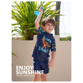 Manufactory quick drying two piece swimsuit for boys sun surfing Suit Children's swimsuits boys baby swimsuits child