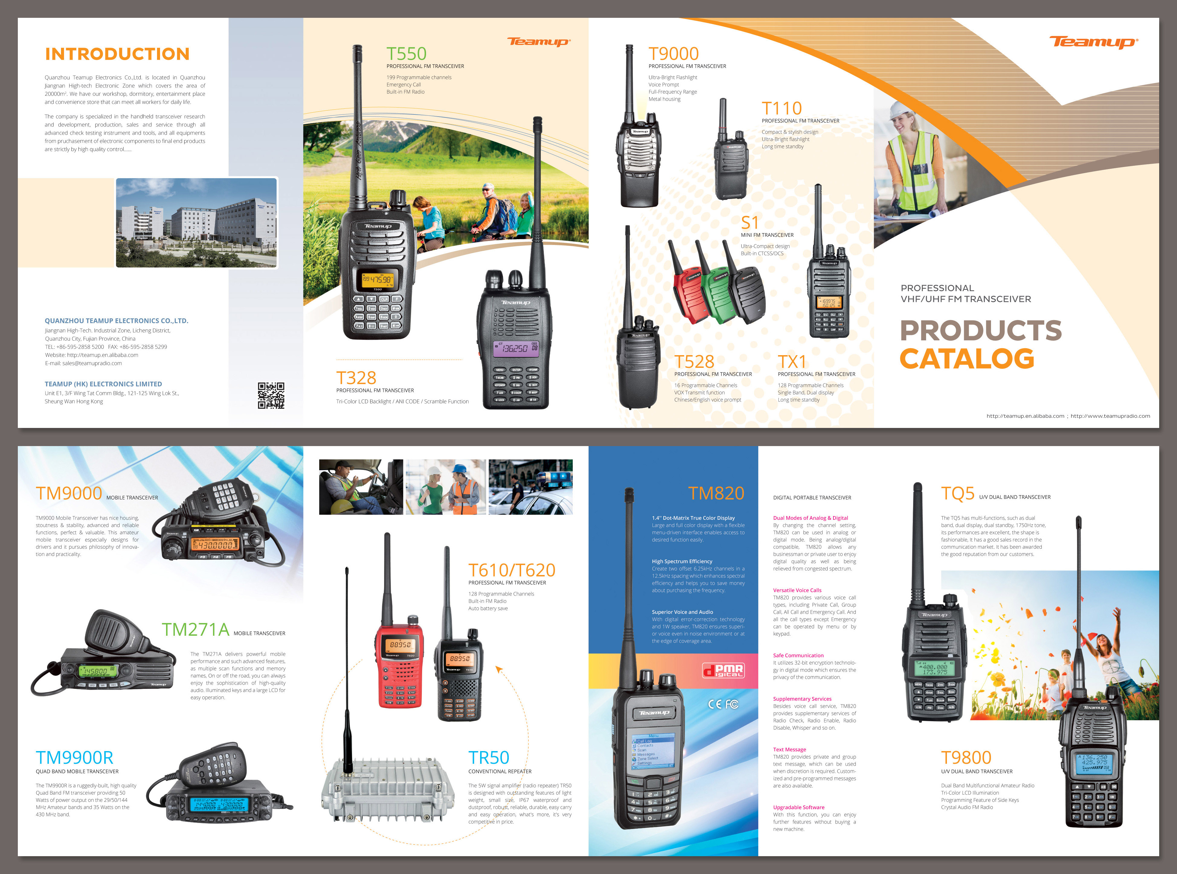 Quanzhou Teamup Electronic Co. Ltd walkie-talkies