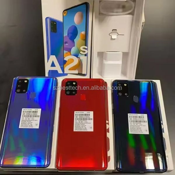 Wholesale Original Unlocked Grade Android A21s Mobile Phone 6G RAM Second Hand Condition Available Features Smart Technology