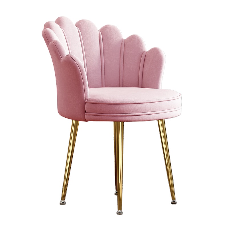 Foshan Leyi Network Technology Co., Ltd. Nordic Luxury Gold Leg Chairs Coffee House Chairs Velvet Accent Chair For Living Room Banqueting Party