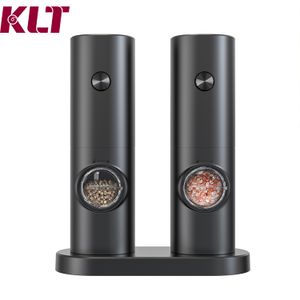 Battery Electric Pepper Mill Adjustable Ceramic Coarseness Salt And Pepper Mill Pepper Mill