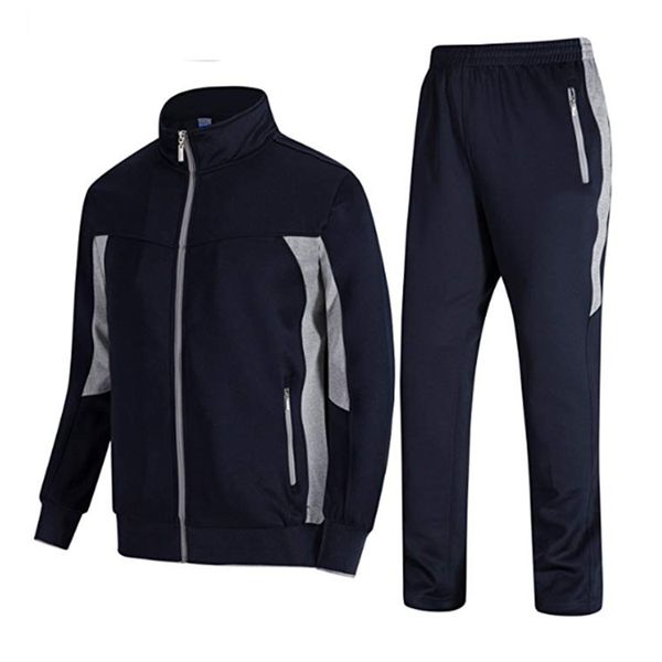 Men Spor-twear Tracksuit Sports-wear Wholesale Essential Truck Suit 2xl Color-block Sweatshirt Set for Men Adults Jogging Sets