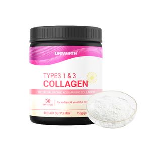 LIFEWORTH Custom 3-in-1 Protein Collagen Powder Beauty Product for Adults 200G