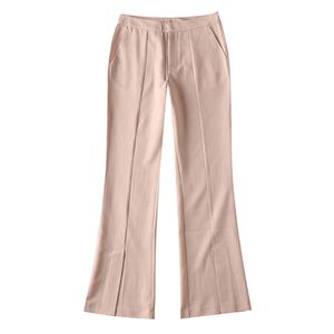 High Quality Pants Factory Woman Formal Trousers Fabric Worsted Women's Trousers Skinny Elastic Waist Casual