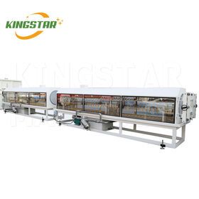 plastic hdpe pe pipe extrusion manufacturing machine line