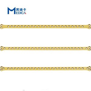 Convenient to use Veterinary Surgery Orthopedic Implants titanium Implant 2.4mm Double T Cuttable Plate