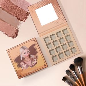 Custom Logo Rigid Cardboard Paper Drawer Boxes for Packaging Gift Eyeshadow Palette