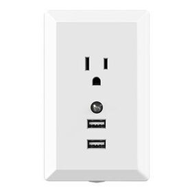 JSK-U001 US Standard Smart AC USB 5V/2.1A Power Plug