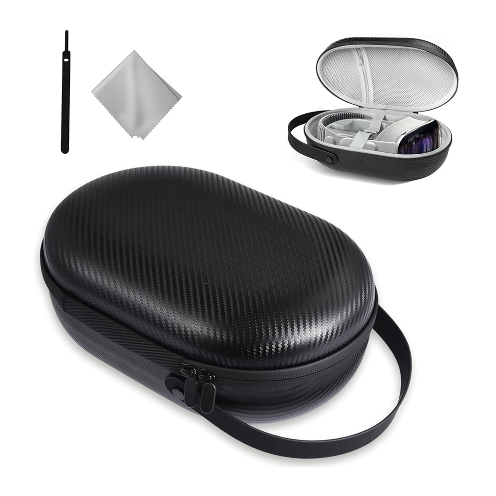 for Apple Vision Pro Case,Hard Carrying Case for Apple Vision Pro VR Headset Fixed Protection & Battery Storage], EVA Protective