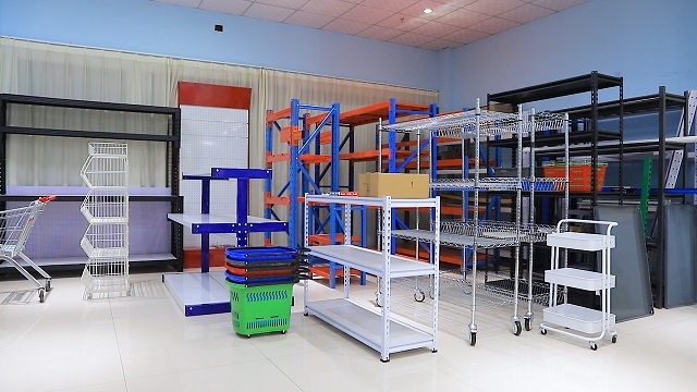 Linyi Steely Metal Co., Ltd. Supermarket Shelves