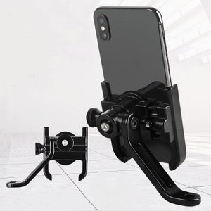 Scooter Bicycle Mobile Phone Mount Holders rearview mirror  Motorcycle Holder Phone Rotation Adjustable