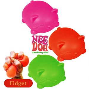 Needoh Cool Cat Stress Relief Balls Squeeze Toys Fidget Toys Pack for Adults Squishy Balls Fidget Toys Sensory Stress Relief