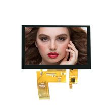 5 inch 800*480 RGB interface mobile graphic programmable IPS horizontal tft lcd display with CTP