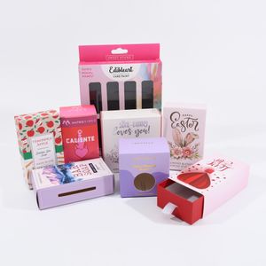 Small White Folding Carton Box Custom Packaging Boxes For Medicine Cosmetic Packaging