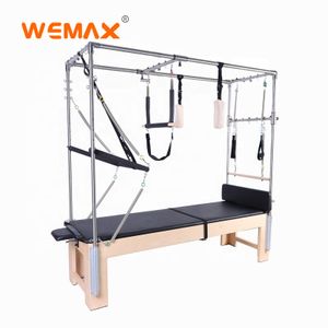 High-end Pilates Equipment Commercial L3-1 Multi functional elevated Core Bed Gym Europe beech Pilates Cadillac bed