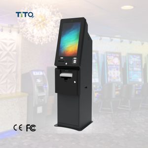 Coin operated amusement skill game cabinet ticket redemption ATM machine cloud based Pyramid sentry redemption management system