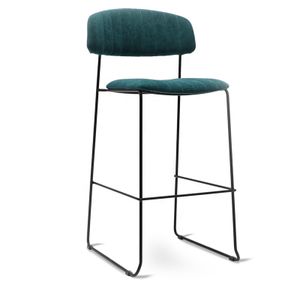 Reasonable price for Best Sale Wholesale Modern Durable Leisure Bar Chair for Restaurant Style Velvet Metal Bar Stool Chair