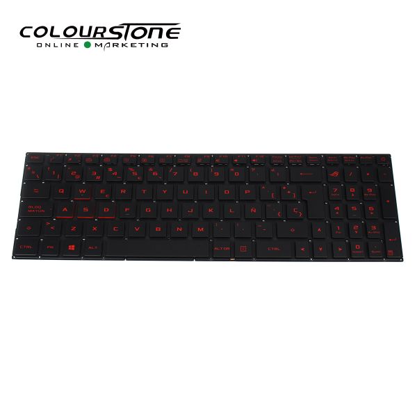 Wholesale laptop parts with backlight spanish keyboard for Asus GL502 GL502VT GL502VT-DS72 GL502VY